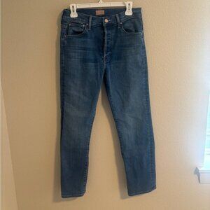 MOTHER high waisted hiker hover jeans size 28
